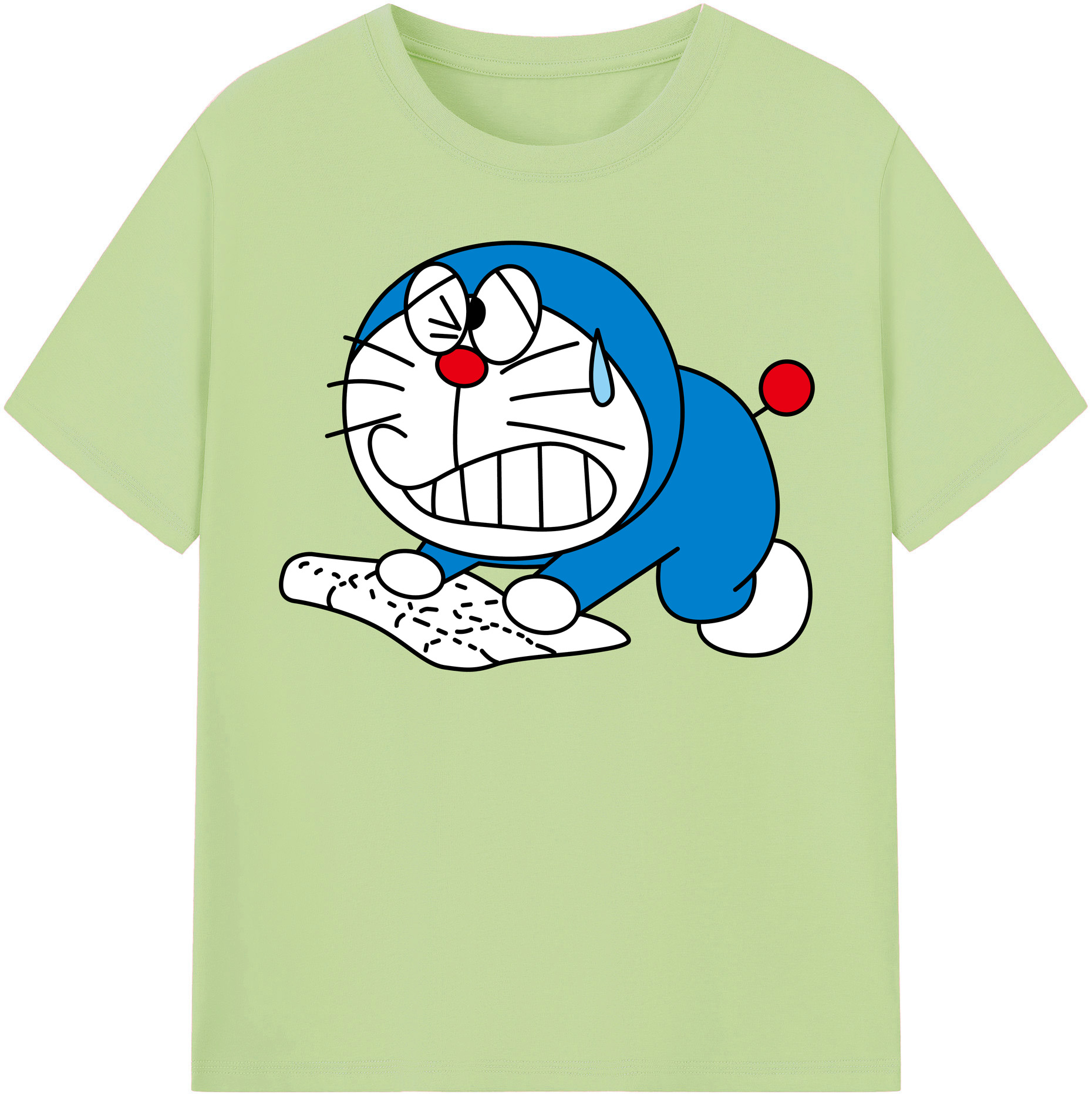 （画像用） ドラえもん Doraemon 綿100％半袖Tシャツ（フロントプリント）